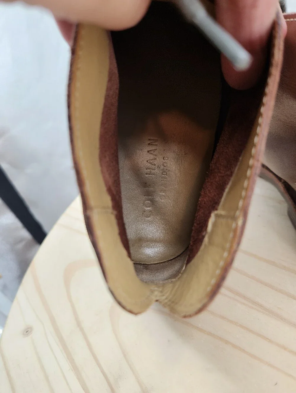 Cole Haan Men’s Chukka Boots Brown Leather Lace Up Size 8.5 Preppy Casual